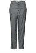 Chino im Melange-Look dust grey mel.