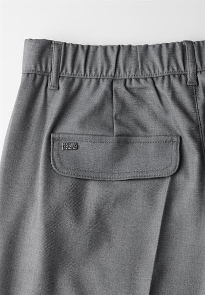 Chino im Melange-Look dust grey mel.