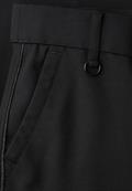 Chino mit Tape-Detail black
