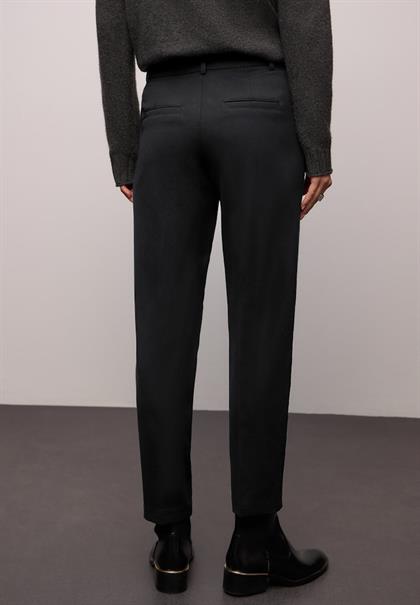 Chino mit Tape-Detail black