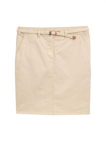 Chino Rock mit Gürtel summer beige