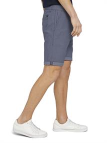 Chino Shorts mit feiner Struktur blue white diamond dobby