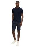 Chino Shorts mit Gürtel blue white dobby