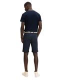 Chino Shorts mit Gürtel blue white dobby