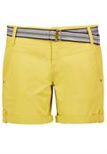 Chinoshort mit Gürtel sunflower yellow