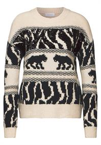 Chunky Jaquard Sweater soft beige