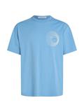 CIRCLE FREQUENCY LOGO TEE dusk blue