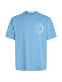 CIRCLE FREQUENCY LOGO TEE dusk blue