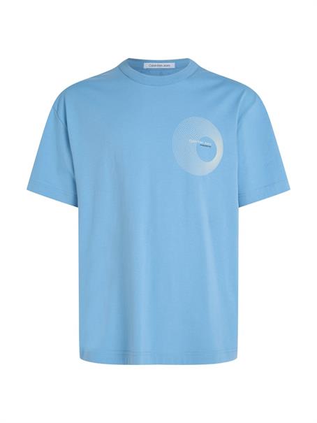 CIRCLE FREQUENCY LOGO TEE dusk blue