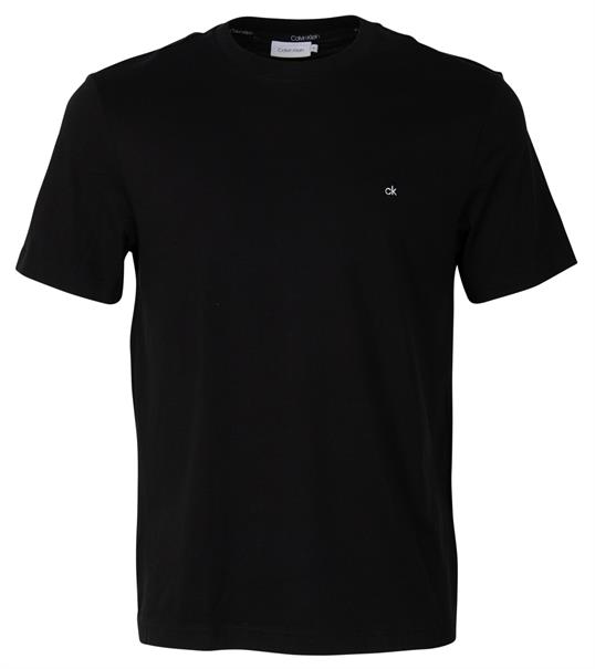 CK Calvin Klein T-Shirt mit Logo-Stickerei schwarz