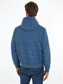 CL MIX MEDIA HOODED JACKET blue coast