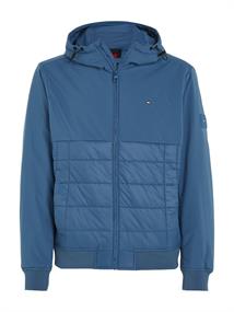 CL MIX MEDIA HOODED JACKET blue coast