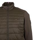 CL MIX MEDIA STAND COLLAR JACKET oliv