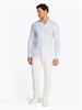CL STRCH POPLIN STP SF SHIRT PRK breezy blue - multi
