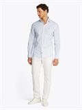 CL STRCH POPLIN STP SF SHIRT PRK breezy blue - multi
