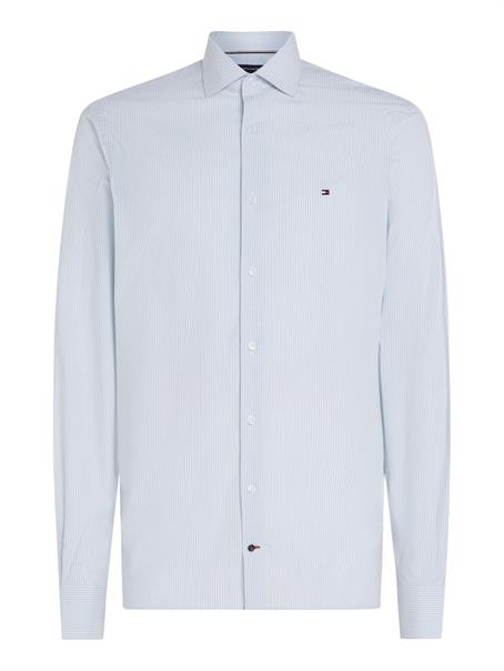CL STRCH POPLIN STP SF SHIRT PRK breezy blue - multi