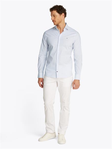 CL STRCH POPLIN STP SF SHIRT PRK breezy blue - multi