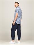 CL-W OXFORD MULTI GINGHAM RF S/S white - misty coast - multi