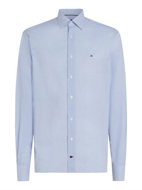CL-W SMALL PRINT RF SHIRT JHN optic white - verona blue
