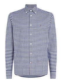 CLASSIC OXFORD GINGHAM RF SHIRT dark navy - optic white