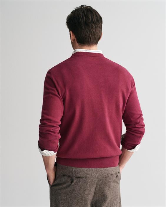 classic-rundhalspullover-aus-baumwolle-wine-red