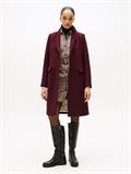 CLASSIC SB WOOL REG COAT deep burgundy