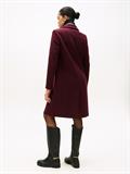 CLASSIC SB WOOL REG COAT deep burgundy