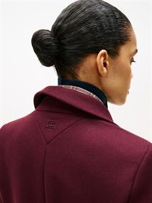 CLASSIC SB WOOL REG COAT deep burgundy