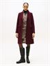 CLASSIC SB WOOL REG COAT deep burgundy