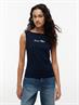 CLASSIC SCRIPT BOAT-NK TOP dark night navy