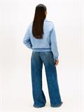 CLASSIC SCRIPT FLEECE HALF-ZIP brisk blue heather