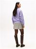 CLASSIC SCRIPT FLEECE HALF-ZIP lavender ash