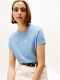CLASSIC SCRIPT REG SS TEE brisk blue heather