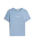 CLASSIC SCRIPT REG SS TEE brisk blue heather
