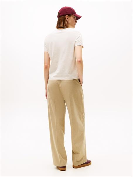 CLASSIC SCRIPT REG SS TEE heather oatmilk