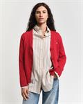 Classic Strickjacke aus Baumwolle ruby red