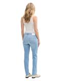 clean bleached blue denim
