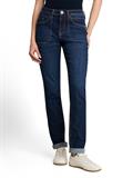 clean dark stone blue denim