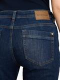 clean dark stone blue denim