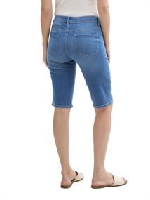 clean mid stone blue denim