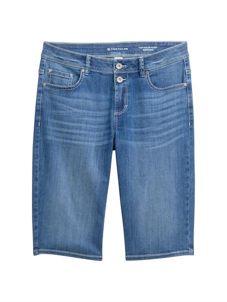 clean mid stone blue denim