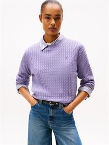 CO CABLE FINE GG C-NK LS SWT lavender ash