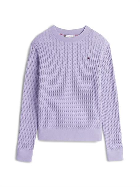 CO CABLE FINE GG C-NK LS SWT lavender ash
