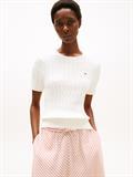 CO CABLE MID GG S/S C-NK SWT ivory silk
