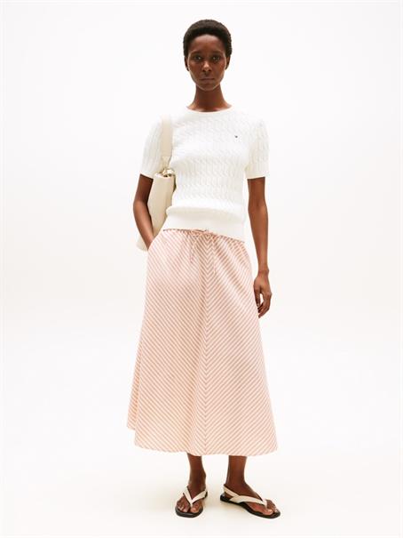 CO CABLE MID GG S/S C-NK SWT ivory silk