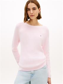 CO CARDI FINE GG LS BOAT-NK SWT light pink