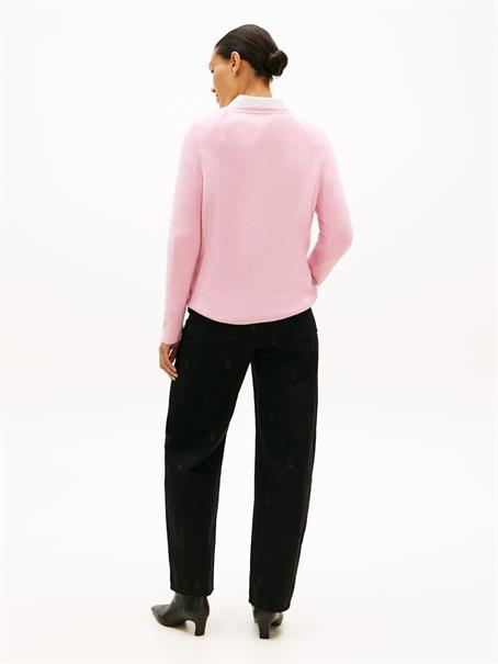 CO CARDI FINE GG LS V-NK SWT bonita pink