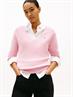 CO CARDI FINE GG LS V-NK SWT bonita pink