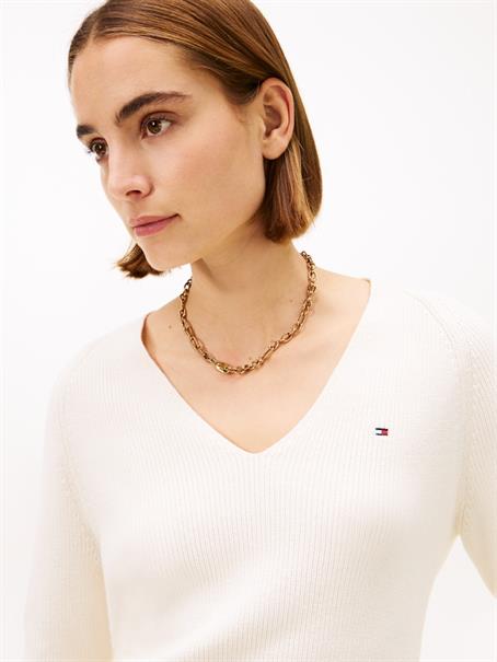 CO CARDI FINE GG LS V-NK SWT ivory petal