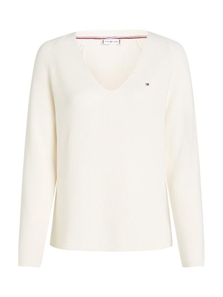 CO CARDI FINE GG LS V-NK SWT ivory petal